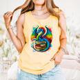 Dragon Reading Colorful Fantasy Book Lover Comfort Colors Tank Top Grey Dragon Reading Colorful Fantasy Book Lover Comfort Colors Tank Top Grey