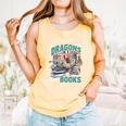 Easily Distracted By Dragons And Books Bookworm Comfort Colors Tank Top Grey Easily Distracted By Dragons And Books Bookworm Comfort Colors Tank Top Grey