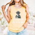 Easily Distracted By Plants & Books Plant Book Lover Comfort Colors Tank Top Grey