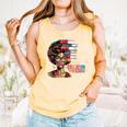 Education Is Freedom History Month Teacher Books Afro Comfort Colors Tank Top Grey