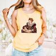 Elizabeth I Reading A Book Comfort Colors Tank Top Grey Elizabeth I Reading A Book Comfort Colors Tank Top Grey