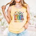 Equal Rights Book Flower Equality Peace Love Kindness Book Comfort Colors Tank Top Grey Equal Rights Book Flower Equality Peace Love Kindness Book Comfort Colors Tank Top Grey