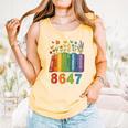 Equal Rights Book Flower Resist 86 47 Feminist Women Rights Comfort Colors Tank Top Grey