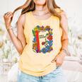Equal Rights Book Flower Resist Feminist LGBTQ Floral Comfort Colors Tank Top Grey