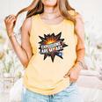 Explosions Are My Art Comic Book Boom Comfort Colors Tank Top Grey