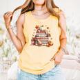 Fall Colors s I Love Fall s Books & Pumpkins Comfort Colors Tank Top Grey Fall Colors s I Love Fall s Books & Pumpkins Comfort Colors Tank Top Grey