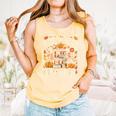 Fall In Love With Reading Book Autumn Pumpkins And Teachers Comfort Colors Tank Top Grey