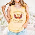 Fire Breathing Bitch Queen I Will Not Be Afraid Fantasy Book Comfort Colors Tank Top Grey