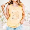 Flute And Books Marching Band Musician Flutist Flute Player Comfort Colors Tank Top Grey