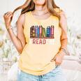 Freadom Anti Ban Books Freedom To Read Book Lover Reading Comfort Colors Tank Top Grey