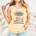 Gardening & Library Lover Books Reading Plants Cute Comfort Colors Tank Top Grey Gardening & Library Lover Books Reading Plants Cute Comfort Colors Tank Top Grey