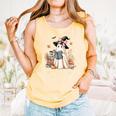 Ghost Reading Book Coquette Bow Halloween Girl Kid Teacher Comfort Colors Tank Top Grey Ghost Reading Book Coquette Bow Halloween Girl Kid Teacher Comfort Colors Tank Top Grey