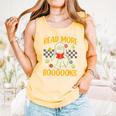 Ghost Reading Books Teacher Student Halloween Read More Book Comfort Colors Tank Top Grey