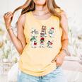 Ghost Santa Elf Squad Read Books Bookish Librarian Christmas Comfort Colors Tank Top Grey