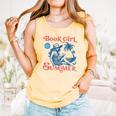 Girl Reading Book Summer Beach Vacation For Book Lover Comfort Colors Tank Top Grey Girl Reading Book Summer Beach Vacation For Book Lover Comfort Colors Tank Top Grey