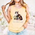 Girls Books I Do What I Want Calico Cat Lover Comfort Colors Tank Top Grey Girls Books I Do What I Want Calico Cat Lover Comfort Colors Tank Top Grey