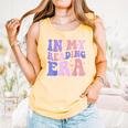 Groovy In My Reading Era Book Lovers Book Reader Comfort Colors Tank Top Grey