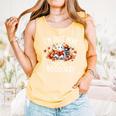 Halloween Book Lover Ghost Witch Books & Pumpkins Comfort Colors Tank Top Grey
