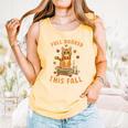 Halloween Fully Booked This Fall Book Ginger Cat Reading Comfort Colors Tank Top Grey Halloween Fully Booked This Fall Book Ginger Cat Reading Comfort Colors Tank Top Grey