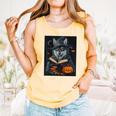 Halloween Girls Boys Cute Wolf Book Pumpkin Kids Halloween Comfort Colors Tank Top Grey Halloween Girls Boys Cute Wolf Book Pumpkin Kids Halloween Comfort Colors Tank Top Grey