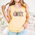 Harm Reduction Floral Book Overdose Awareness Nurse Comfort Colors Tank Top Grey