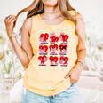 Heart Reading Books Valentine Teacher Boys Girls Book Lover Comfort Colors Tank Top Grey