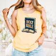 Holy Book Costume For Jesus And Bible Lovers Comfort Colors Tank Top Grey Holy Book Costume For Jesus And Bible Lovers Comfort Colors Tank Top Grey