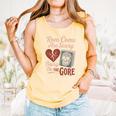 Horror Book Club Creepy Reader Gothic Fiction Thriller Fan Comfort Colors Tank Top Grey