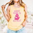 Hot Girls Read Books Cute Book Reader Women Comfort Colors Tank Top Grey