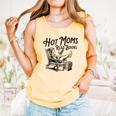 Hot Moms Read Books For Moms Book Lover Comfort Colors Tank Top Grey
