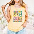 HUGvyn Happy 100 Days Of School Teacher Goose Preppy Books Comfort Colors Tank Top Grey HUGvyn Happy 100 Days Of School Teacher Goose Preppy Books Comfort Colors Tank Top Grey