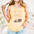 I'm A 10 But I Read Books All Night Bookworm Reader Reading Comfort Colors Tank Top Grey