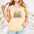 I'm Booked Tonight Floral Books Cozy Reading Graphic Comfort Colors Tank Top Grey