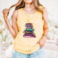I'm OK Reading Books Library Bookworm Bookish Book Lover Comfort Colors Tank Top Grey