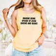 Imagine Being Afraid Of Drag Queens And Books Premium Comfort Colors Tank Top Grey