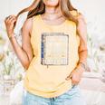 Never Judge a Book By Its Cover Comfort Colors Tank Top Grey