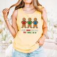 Just Booked For The Holidays Gingerbread Comfort Colors Tank Top Grey