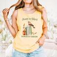 Just a Girl Who Loves Books And Birds Book Reading Bird Love Comfort Colors Tank Top Grey