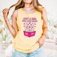 Just A Girl Who Loves Books Butterflies Reading Comfort Colors Tank Top Grey Just A Girl Who Loves Books Butterflies Reading Comfort Colors Tank Top Grey