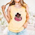 Just A Girl Who Loves Books Cute African American Afro Comfort Colors Tank Top Grey Just A Girl Who Loves Books Cute African American Afro Comfort Colors Tank Top Grey