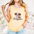 Just a Girl Who Loves Dogs And Books Cute Dog Comfort Colors Tank Top Grey Just a Girl Who Loves Dogs And Books Cute Dog Comfort Colors Tank Top Grey