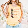 I Just Want To Read My Books Ignore All Of My Adult Problems Comfort Colors Tank Top Grey