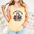 I Just Want To Read Books And Pet Cats Raglan Baseball Tee Comfort Colors Tank Top Grey I Just Want To Read Books And Pet Cats Raglan Baseball Tee Comfort Colors Tank Top Grey