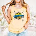Kindness Is My Superpower Retro Comic Book T-Shirt Comfort Colors Tank Top Grey