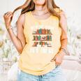 Librarian Reading Books Lover Library Comfort Colors Tank Top Grey