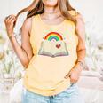 Libraries Are For Everyone Book LGBTQ Ally Gay Pride Month Comfort Colors Tank Top Grey