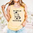 Life Is Better With Books Cats And Coffee Shirt Comfort Colors Tank Top Grey Life Is Better With Books Cats And Coffee Shirt Comfort Colors Tank Top Grey