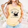 Life Is Better With Yarn Cats And Books Comfort Colors Tank Top Grey Life Is Better With Yarn Cats And Books Comfort Colors Tank Top Grey
