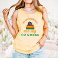 My Life Essentials Are Cat And Books Comfort Colors Tank Top Grey