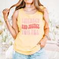 Literacy And Justice For All Book Lover Comfort Colors Tank Top Grey Literacy And Justice For All Book Lover Comfort Colors Tank Top Grey
